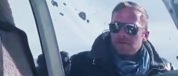 Bode Miller hitting the slopes with Bomber Ski and Vuarnet